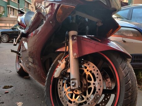 2002 Honda VFR 800, красный, 380000 рублей, вид 3
