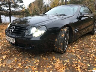 2002 Mercedes-Benz SL-Класс 500 5-speed V (R230), чёрный, 2450000 рублей, вид 2