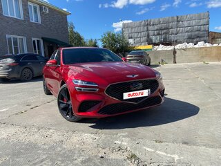 2021 Genesis G70 I Рестайлинг, красный, 3500000 рублей, вид 4