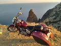 1988 Honda VT 1100, пурпурный - вид 9