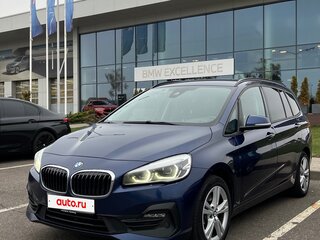 2019 BMW 2 серии Gran Tourer Gran Tourer 218d F46 Рестайлинг, синий, 1600000 рублей, вид 1