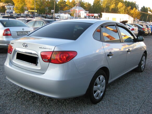 2011 Hyundai Elantra IV (HD), серебристый - вид 4
