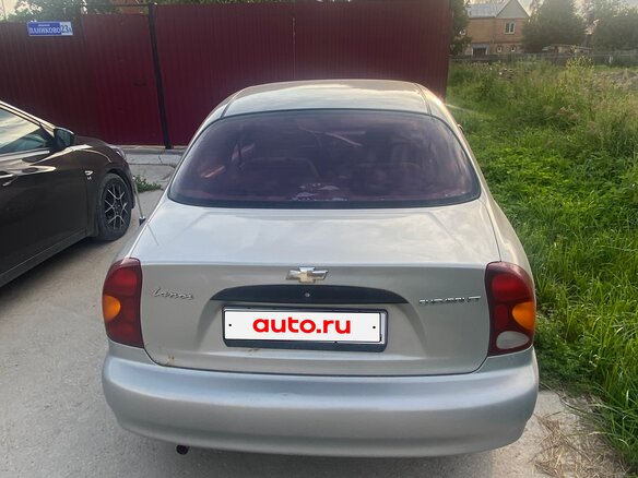 2008 Chevrolet Lanos I, серебристый - вид 3
