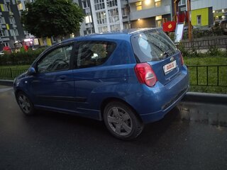 2010 Chevrolet Aveo I Рестайлинг, синий, 440000 рублей, вид 4
