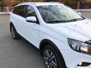 2022 Lada (ВАЗ) Vesta SW Cross I, белый, 1300000 рублей, вид 5