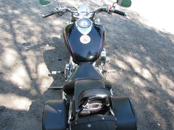 2001 Yamaha XVS1100, чёрный, 530000 рублей - вид 6