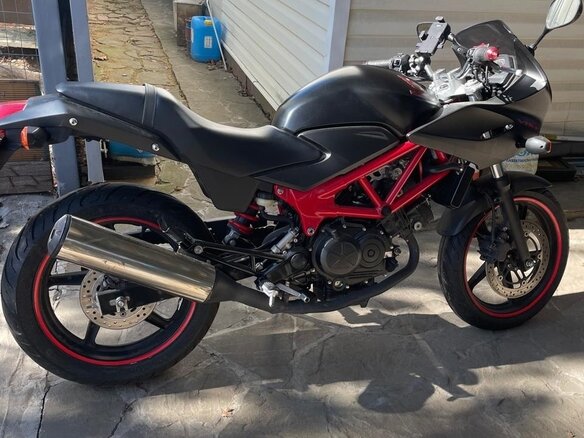 2018 Honda VTR 250, чёрный, 500000 рублей