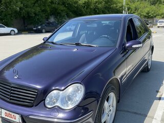 2000 Mercedes-Benz C-Класс 180 II (W203), фиолетовый, 560000 рублей, вид 1