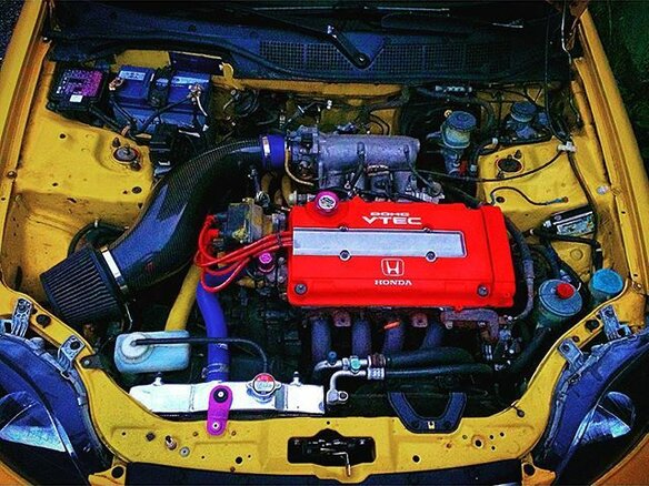1999 Honda Civic VI, жёлтый - вид 4
