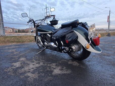 1999 Yamaha XVS400 Drag Star, зелёный, 380000 рублей, вид 3
