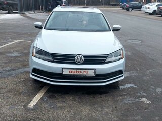 2017 Volkswagen Jetta VI Рестайлинг, белый, 1300000 рублей, вид 2