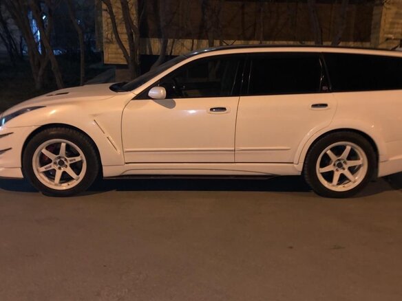 2003 Nissan Stagea II, белый - вид 7