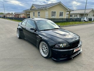 2002 BMW M3 III (E46), чёрный, 7500000 рублей, вид 3