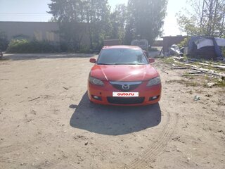 2008 Mazda 3 I (BK) Рестайлинг, красный, 350000 рублей, вид 3