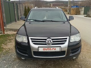 2008 Volkswagen Touareg I Рестайлинг, чёрный, 1350000 рублей, вид 1