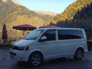 2012 Volkswagen Caravelle T5 Рестайлинг, белый, 1850000 рублей, вид 1