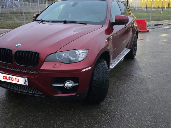 2008 BMW X6 35i 6-speed I (E71), пурпурный, 1525000 рублей - вид 1