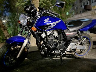 2004 Honda CB 400 Super Four, синий, 380000 рублей, вид 3