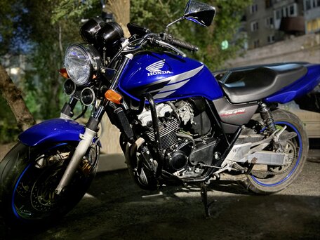 2004 Honda CB 400 Super Four, синий, 380000 рублей, вид 3