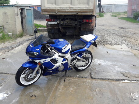 2000 Yamaha YZF-R6, синий, 200000 рублей, вид 1