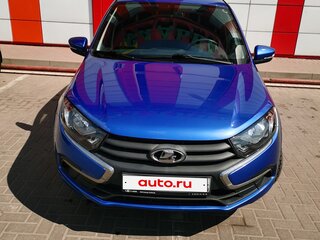 2019 Lada (ВАЗ) Granta I Рестайлинг, синий, 950000 рублей, вид 1