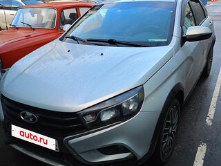 2019 Lada (ВАЗ) Vesta Cross I, серебристый, 880000 рублей, вид 1