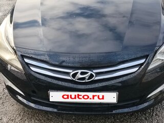 2014 Hyundai Solaris I Рестайлинг, чёрный, 623000 рублей, вид 2