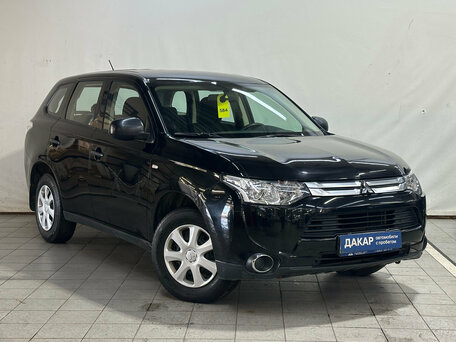 2014 Mitsubishi Outlander III, чёрный, 1320000 рублей, вид 2