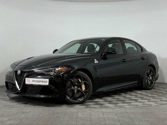 2017 Alfa Romeo Giulia Quadrifoglio II (952), чёрный