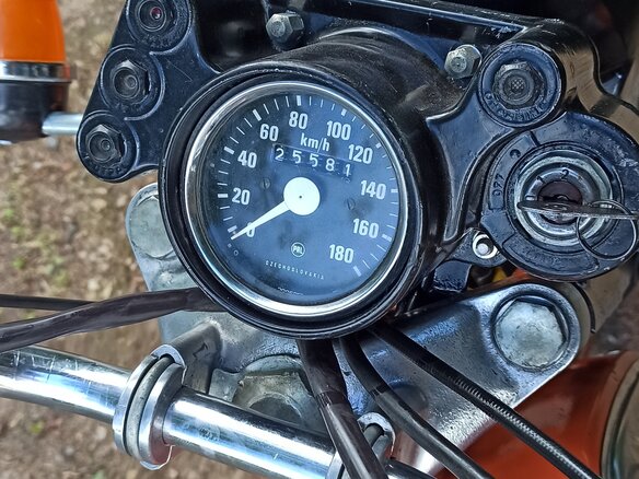 1978 CZ 350, жёлтый, 260000 рублей - вид 6