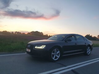 2014 Audi A8 Long III (D4) Рестайлинг, чёрный, 2300000 рублей, вид 1