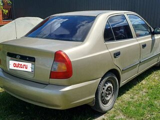 2004 Hyundai Accent ТагАЗ II, бежевый, 355000 рублей, вид 4