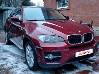 2009 BMW X6 35i 6-speed I (E71), красный, 1660000 рублей, вид 2