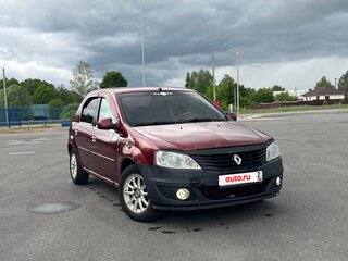 2009 Renault Logan I Рестайлинг, красный, 225000 рублей, вид 1