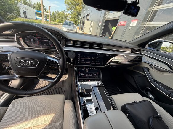 2023 Audi A8 55 TFSI IV (D5) Рестайлинг, чёрный, 10500000 рублей - вид 8
