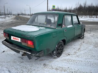 2005 Lada (ВАЗ) 2107, зелёный, 75000 рублей, вид 4
