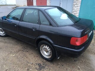 1992 Audi 80 V (B4), чёрный, 223492 рублей, вид 3