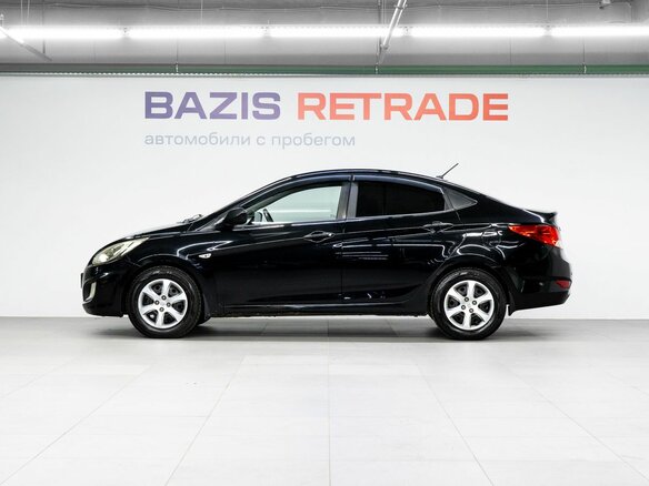 2011 Hyundai Solaris I, чёрный - вид 7