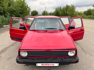 1987 Volkswagen Golf II, красный, 360000 рублей, вид 2