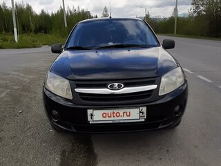 2013 Lada (ВАЗ) Granta I, чёрный, 353000 рублей, вид 3