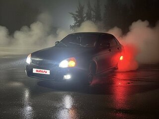 2010 Lada (ВАЗ) Priora I, чёрный, 315000 рублей, вид 2
