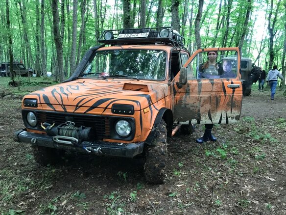 1990 Lada (ВАЗ) 2121 (4x4) I, оранжевый - вид 15