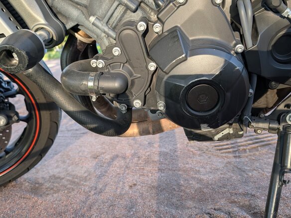 2015 Yamaha MT-09 (FZ-09), оранжевый, 740000 рублей - вид 6