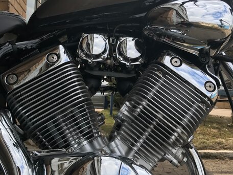 2003 Yamaha XV535 Virago, чёрный, 2000000 рублей, вид 3