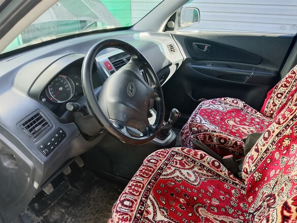 2008 Hyundai Tucson I, чёрный, 960000 рублей - вид 4
