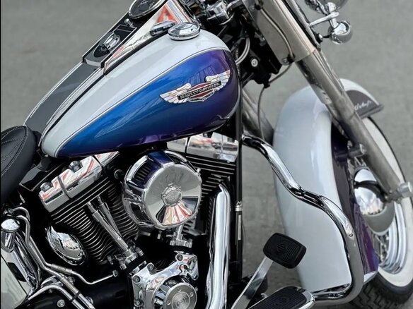2010 Harley-Davidson Softail Deluxe, пурпурный, 1350000 рублей - вид 35