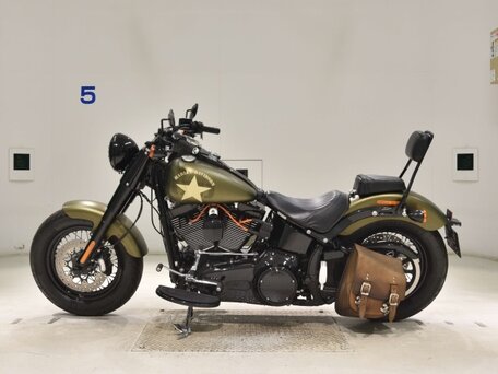 2017 Harley-Davidson Softail Slim, зелёный, 1220000 рублей, вид 2