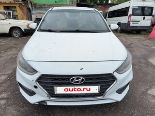 2017 Hyundai Solaris II, жёлтый, 620000 рублей, вид 1