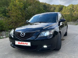 2008 Mazda 3 I (BK) Рестайлинг, чёрный, 465000 рублей, вид 2