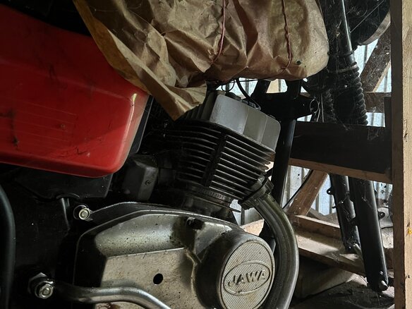 1991 Jawa 350/360, красный - вид 8